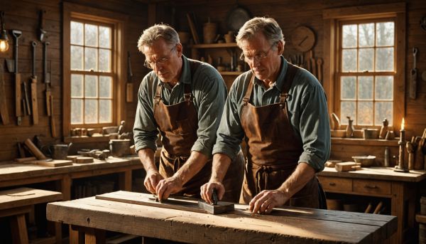 Les maîtres artisans du travail du bois brut