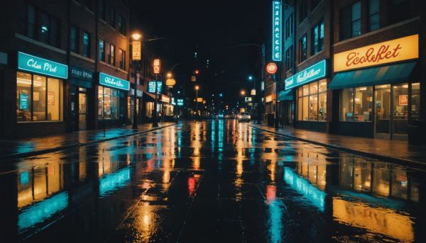 S offrir un paysage urbain capturé en argentique